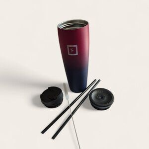 IRON FLASK Nomad Tumbler - 2 Lids (Straw/Flip), Vacuum Insulated Stainless Steel